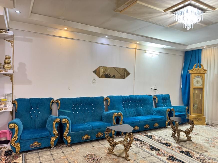 مبل هفت نفره سالم جلومبلی وساعت برای باغ ویلاخونه|مبلمان خانگی و میز عسلی|مشهد, توس (بلوار توس)|دیوار
