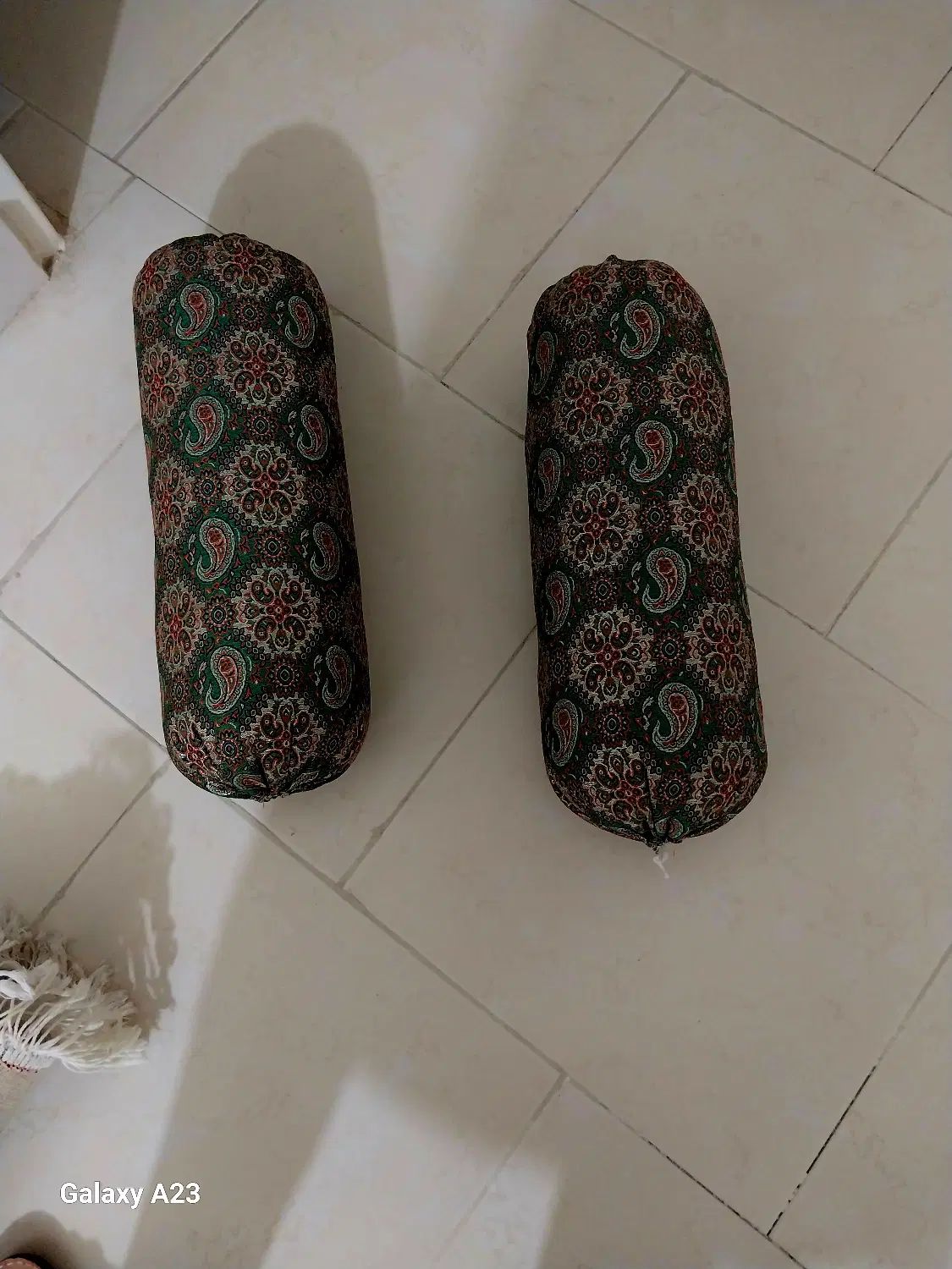فروش دو عدد بالش لوله ای کوچک  سنتی در شهریار|رختخواب، بالش، پتو|شهریار, شهریار|دیوار