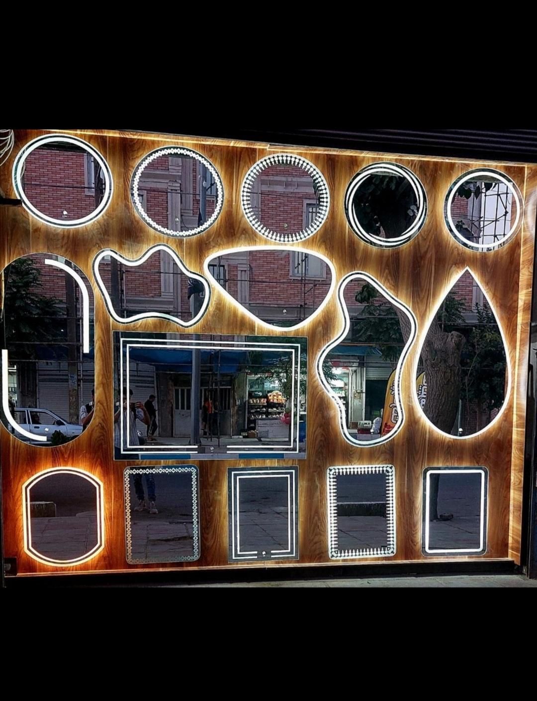 آینه تاچ بکلایت/سالنی/بوتیک/مزون|آینه|ارومیه, |دیوار