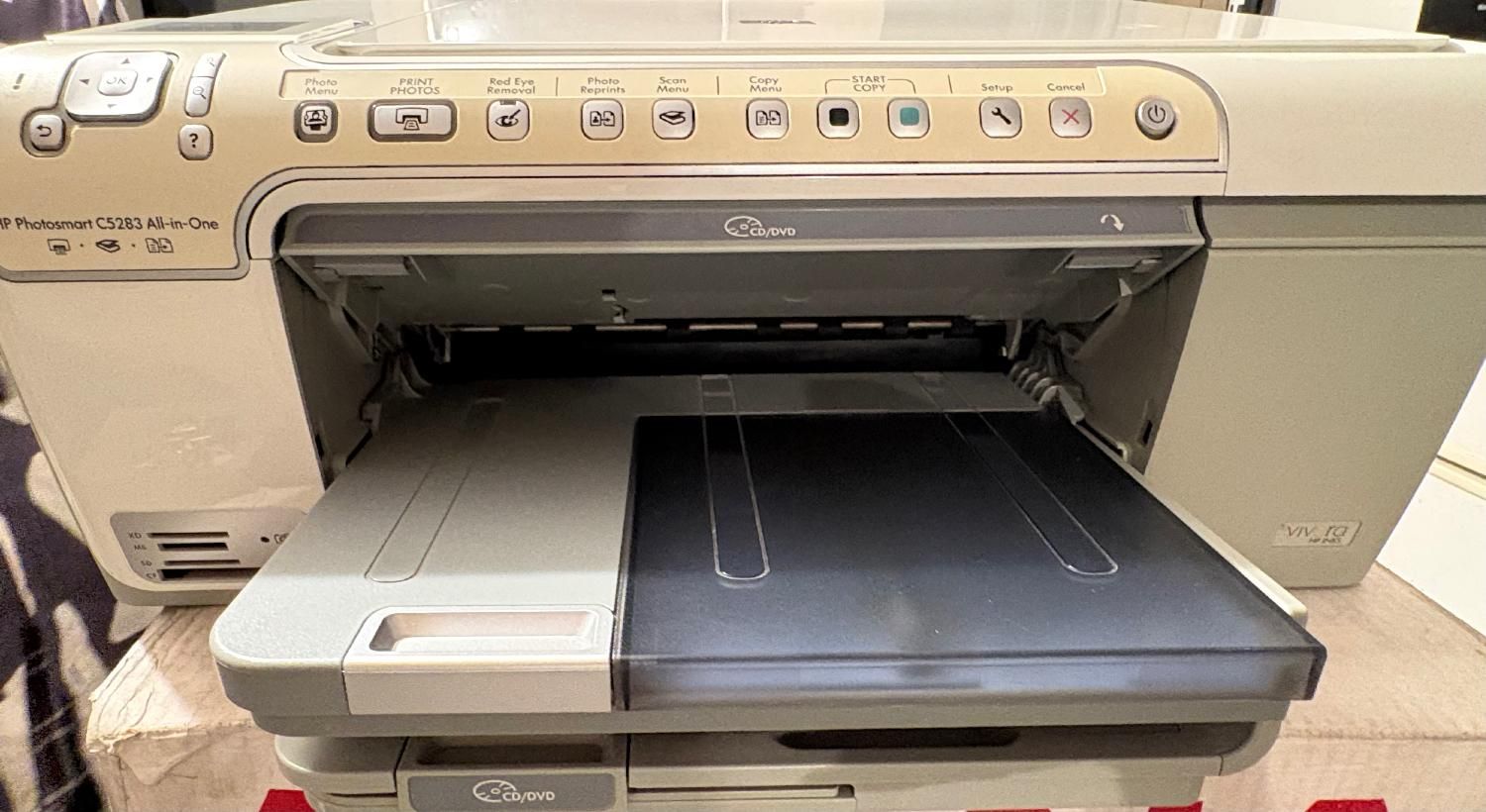 پرینتر جوهرافشان چندکاره HP PhotosmartC5283|پرینتر، اسکنر، کپی، فکس|تهران, شهرآرا|دیوار