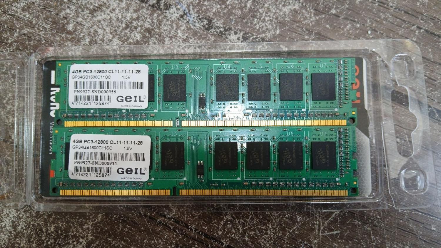 دو عدد رم 4 گیگ ddr3|قطعات و لوازم جانبی رایانه|چابهار, |دیوار