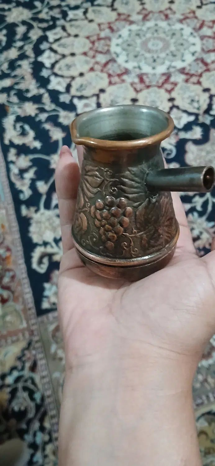 قهوه خوری قدیمی مسی|کلکسیون اشیاء عتیقه|رشت, سلیمانداراب|دیوار