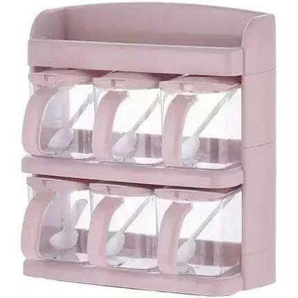 جا ادویه دو طبقه|ظروف نگهدارنده، پلاستیکی، یکبارمصرف|جهرم, |دیوار