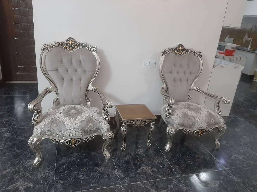 مبل سلطنتی ظریف استیل کلاسیک راحتی مدل افسون|مبلمان خانگی و میز عسلی|رباط‌کریم, رباط‌کریم|دیوار