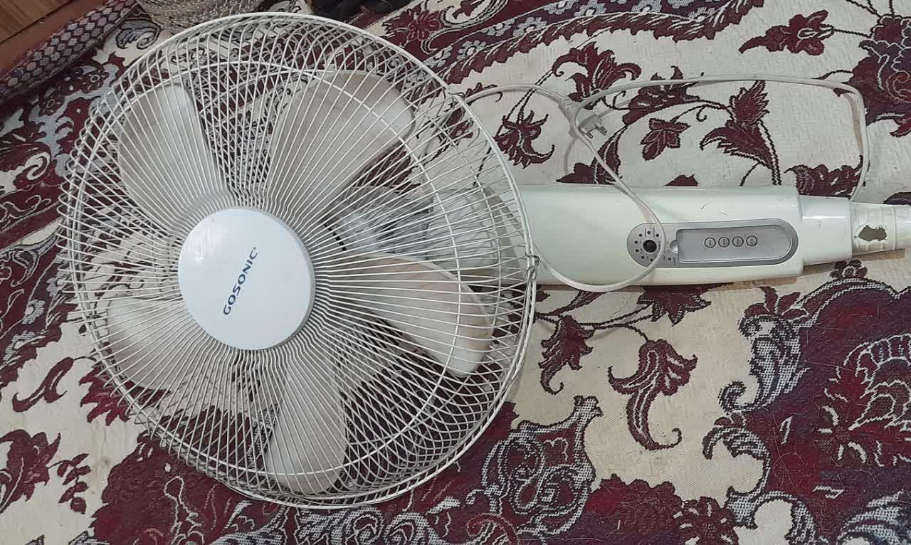 پنکه سالم و کنترلی|سایر لوازم برقی|بافق, |دیوار