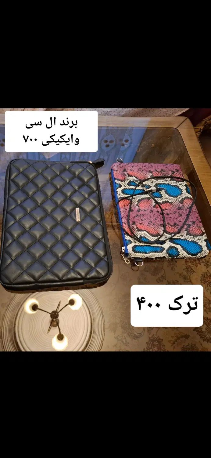 کیف چرم منط و تعدادی کیف ترک|کیف، کفش، کمربند|مشهد, رستگار|دیوار
