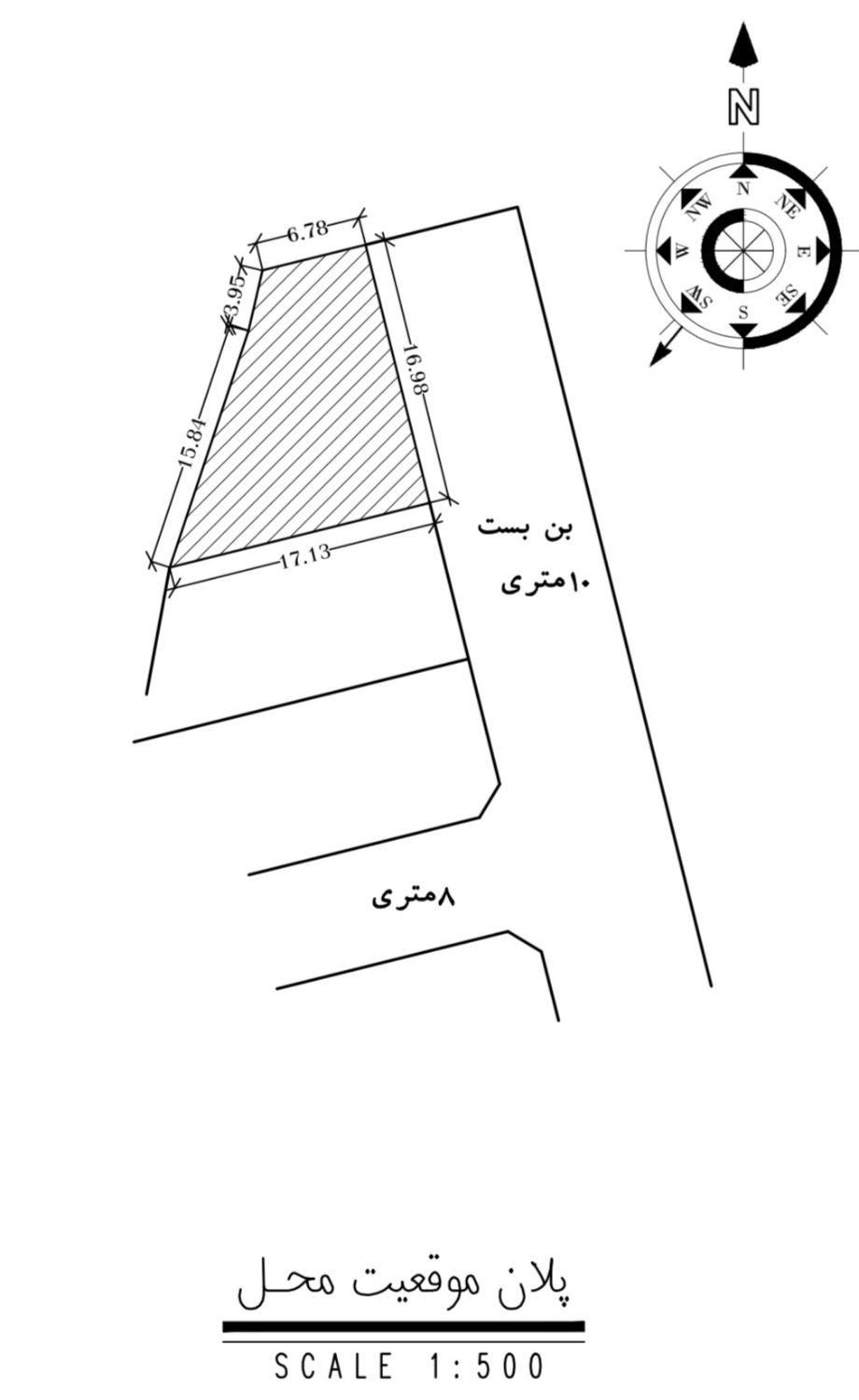 زمین۲۰۰م،جنوبی،با پروانه،خ هنرستان،خ الوند|فروش زمین و ملک کلنگی|قم, باغ کرباسی|دیوار