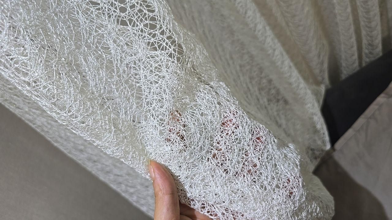 دوعددپرده پذیرایی تور و یک عدد پرده حریر اتاق خواب|پرده، رانر، رومیزی|تهران, حکیمیه|دیوار