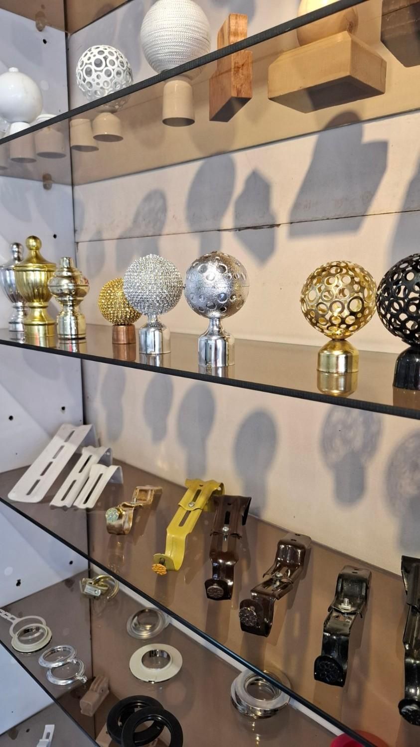 لوازم پرده و کتیبه و ریل پرده    (جهاد نبش کوچه۵۰)|پرده، رانر، رومیزی|کرمان, |دیوار