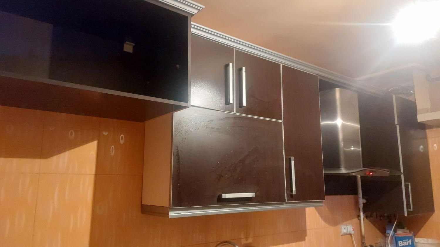 کابینت Mdf همراه سینک و هود|آب‌چکان و نظم‌دهنده ظروف|قزوین, |دیوار