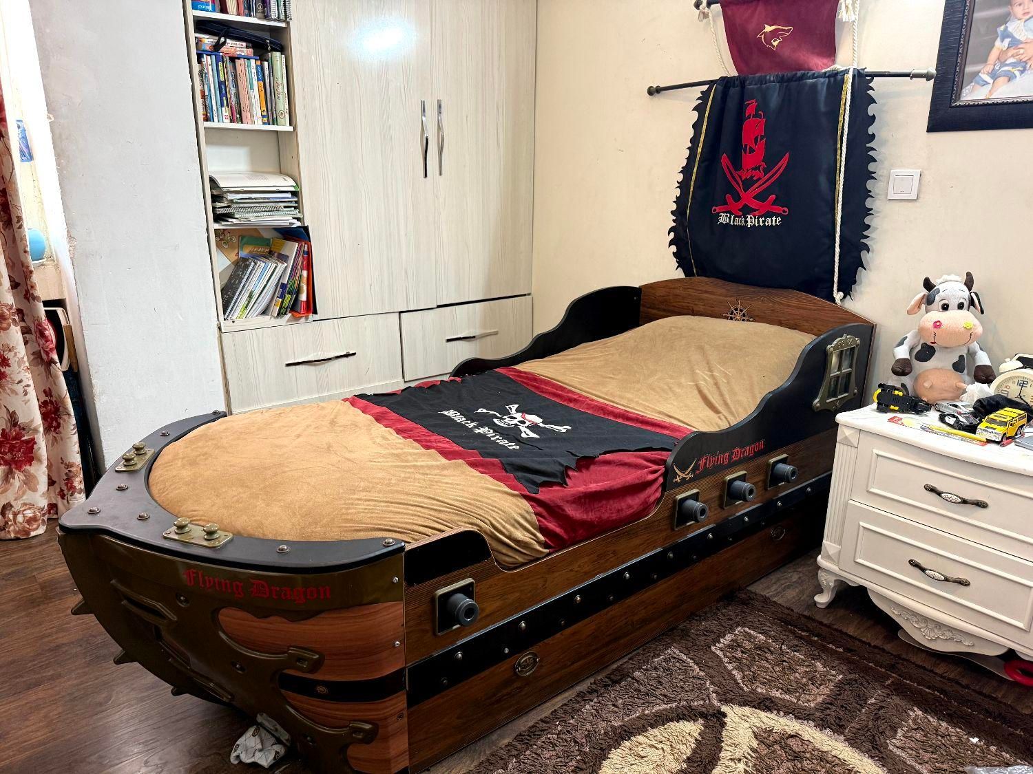 تخت و کمد برند آپادانا طرح کشتی|تخت و سرویس خواب|تهران, ازگل|دیوار