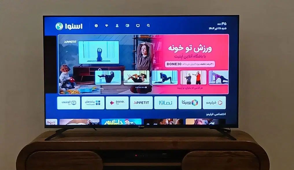 تلویزیون اسنوا ۵۰ اینچ QLED|تلویزیون و پروژکتور|تهران, فردوس|دیوار