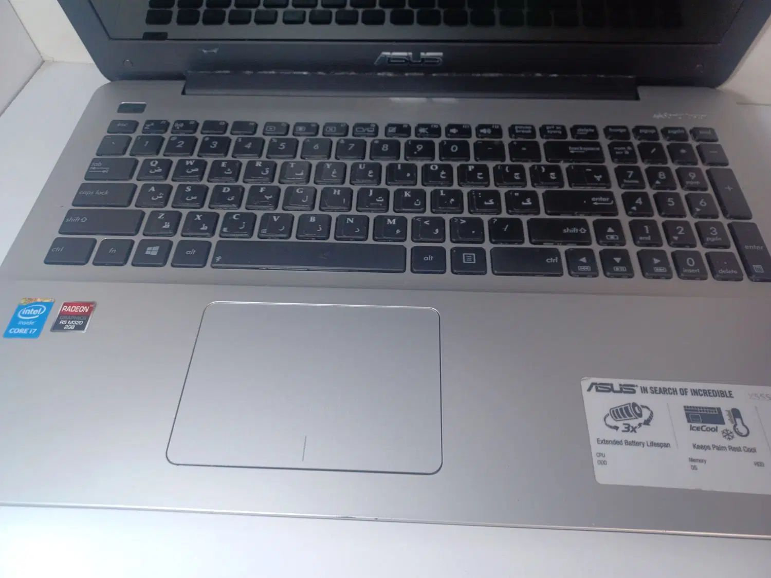 لپتاپ asus x555L|رایانه همراه|تهران, سید خندان (جلفا)|دیوار