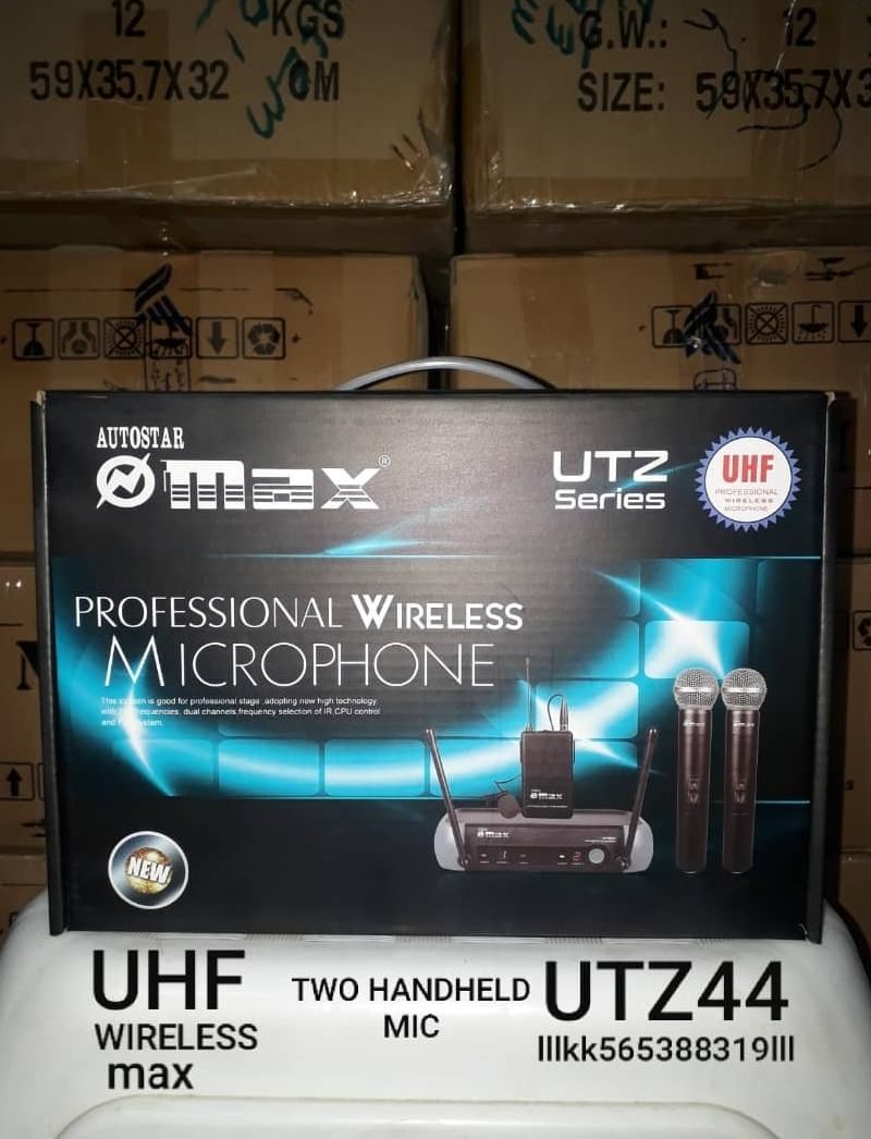 میکروفن بیسیم بی سیم مکس فرکانس UHF مدل UTZ44|سیستم صوتی خانگی|تهران, ایران|دیوار