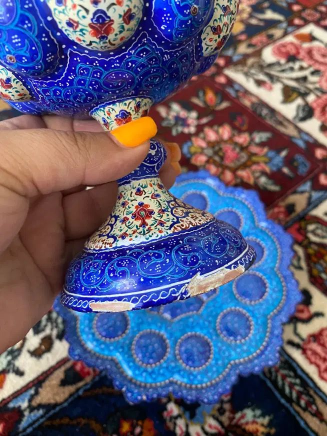 ظرف میناکاری|صنایع دستی و سایر لوازم تزئینی|اصفهان, باغ فردوس|دیوار