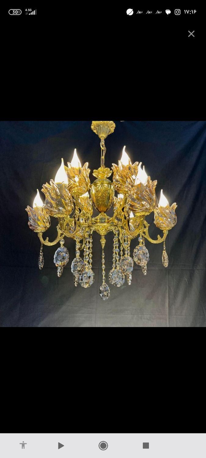 لوستر برنز کارخانه|لوستر و چراغ آویز|تبریز, |دیوار