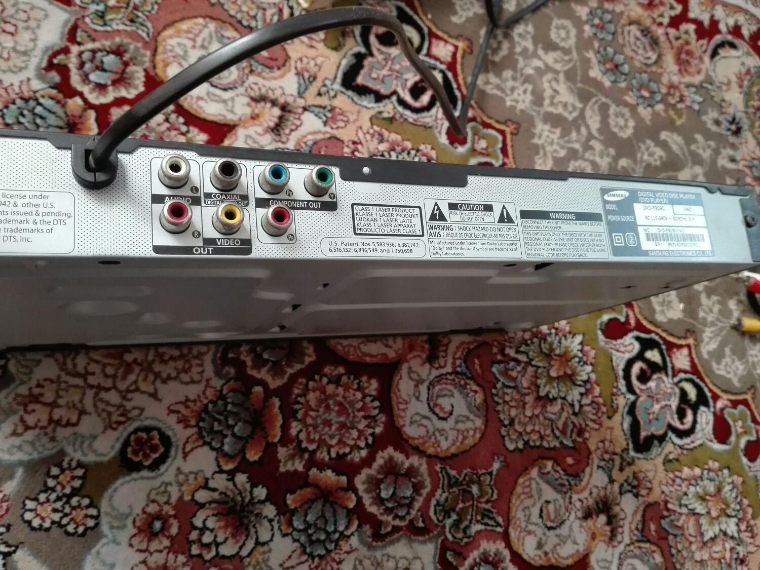 دستگاه پخش DVD player سامسونگ سالم با کابل|پخش‌کننده DVD و ویدیو|مشهد, نرگس|دیوار