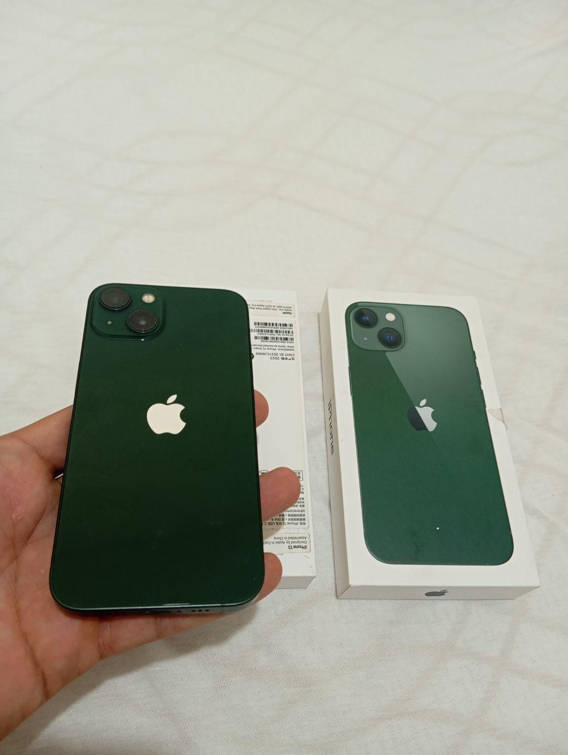 اپل iPhone 13 با حافظهٔ ۱۲۸ گیگابایت|موبایل|تهران, باغ فیض|دیوار