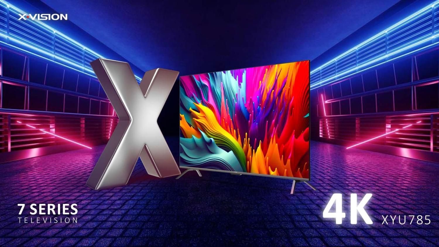 تلویزیون UHD 4K هوشمند ایکس ویژن 55 اینچ|تلویزیون و پروژکتور|اصفهان, علی قلی آقا|دیوار