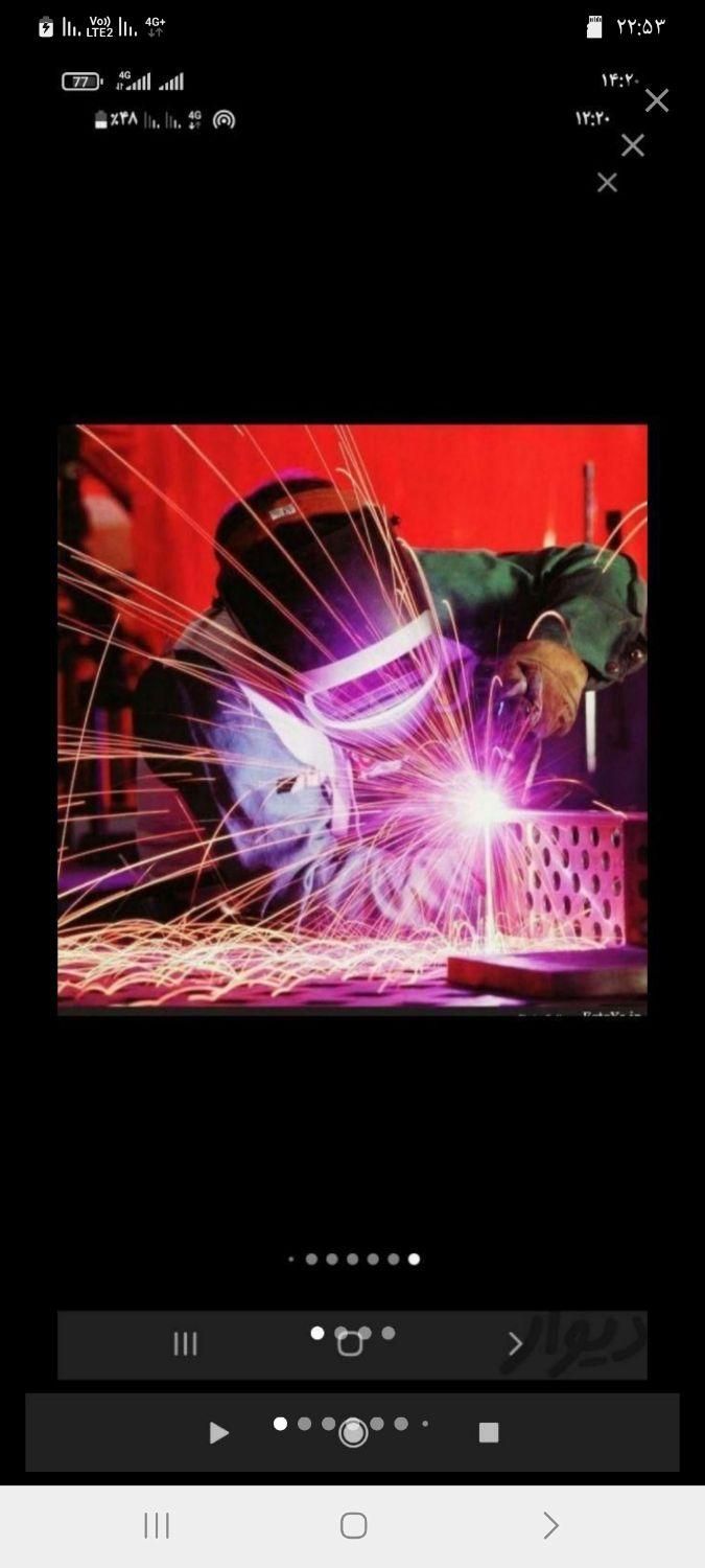 جوشکاری سیارحتی یک خال جوش|خدمات پیشه و مهارت|سمنان, |دیوار