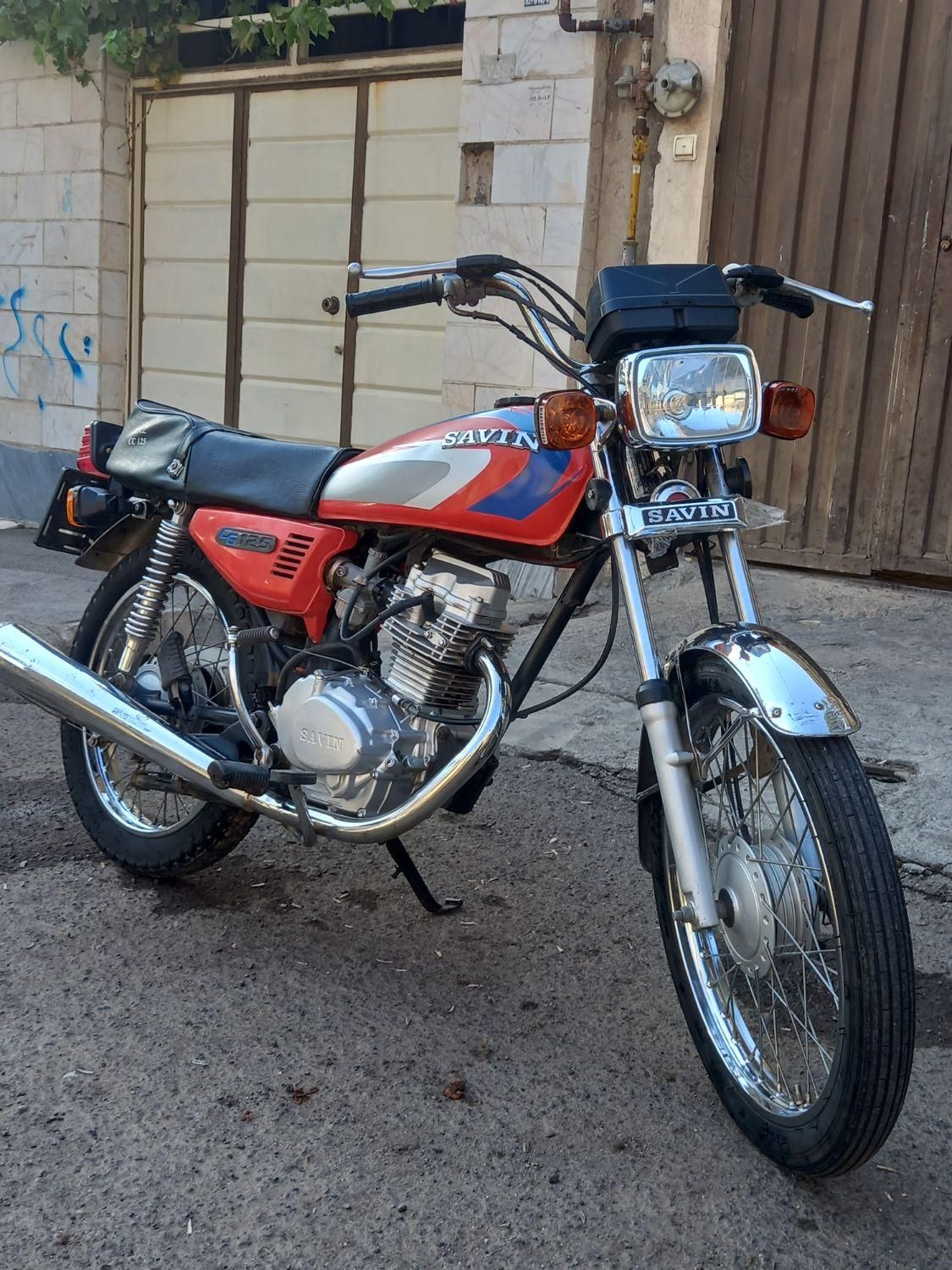 موتور سیکلت ساوین مدل ۹۴ استثنایی ۱۲۵CC.چکی|موتورسیکلت|زنجان, |دیوار