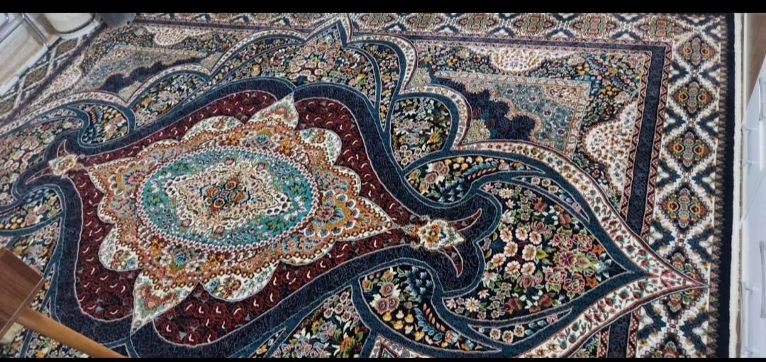 فرش ۱۲متری تک|فرش|لنجان, |دیوار