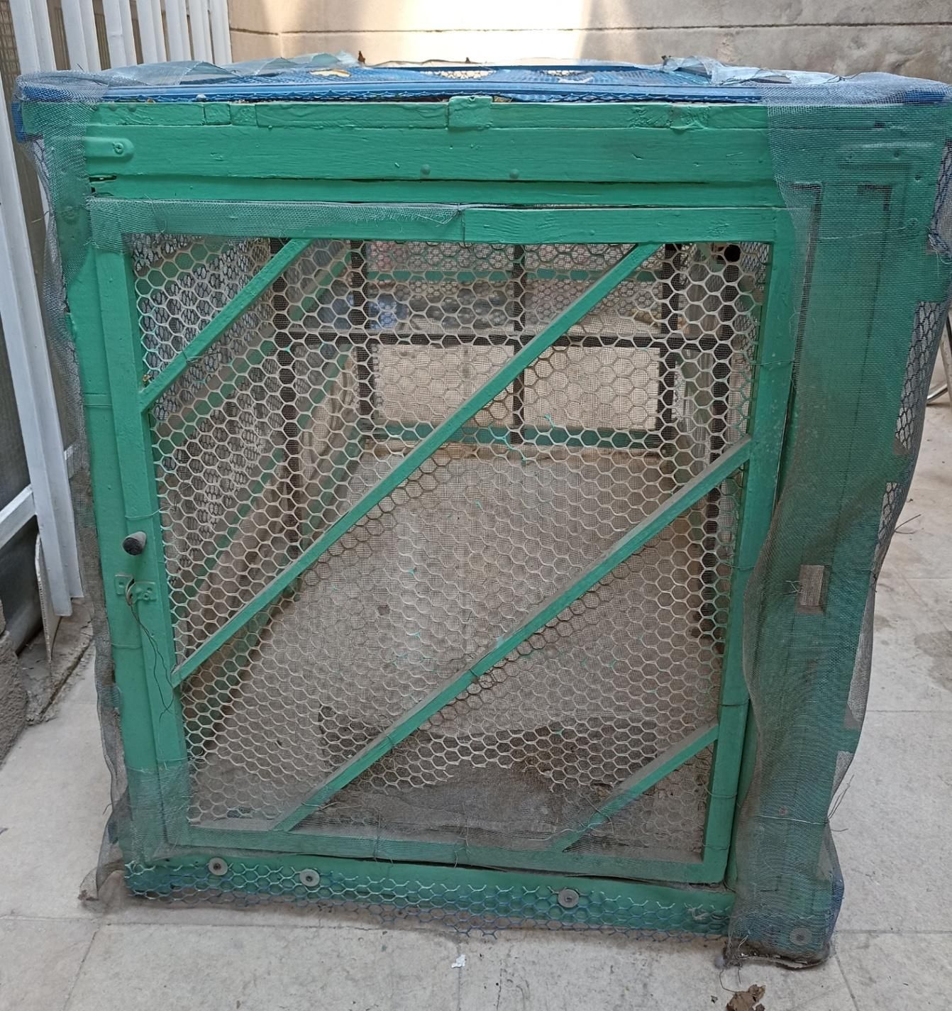 قفس چوبی حیوانات خانگی به ابعاد 143x77و ارتفاع ۸۷|لوازم جانبی حیوانات|تهران, بهار|دیوار