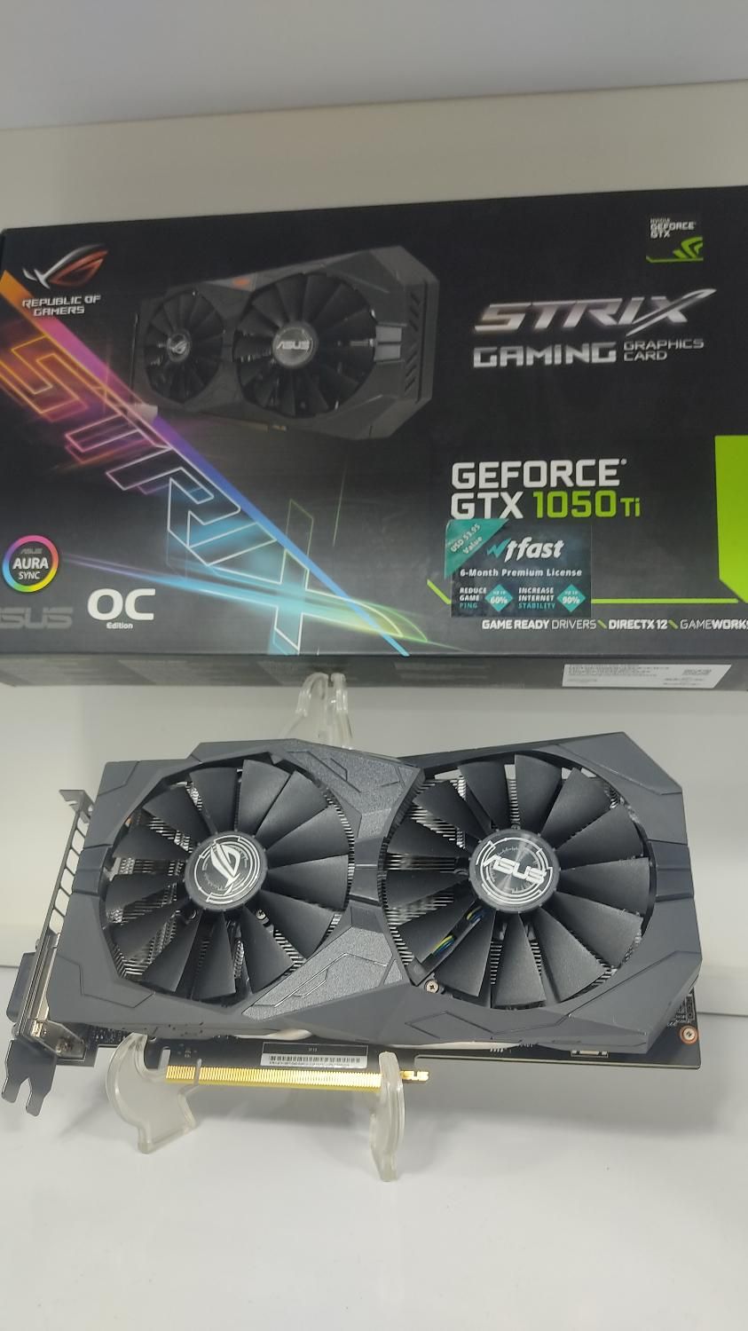کارت گرافیک ایسوس ROG STRIX-GTX1050TI-OC-4G-GAMING|قطعات و لوازم جانبی رایانه|اصفهان, دارک|دیوار