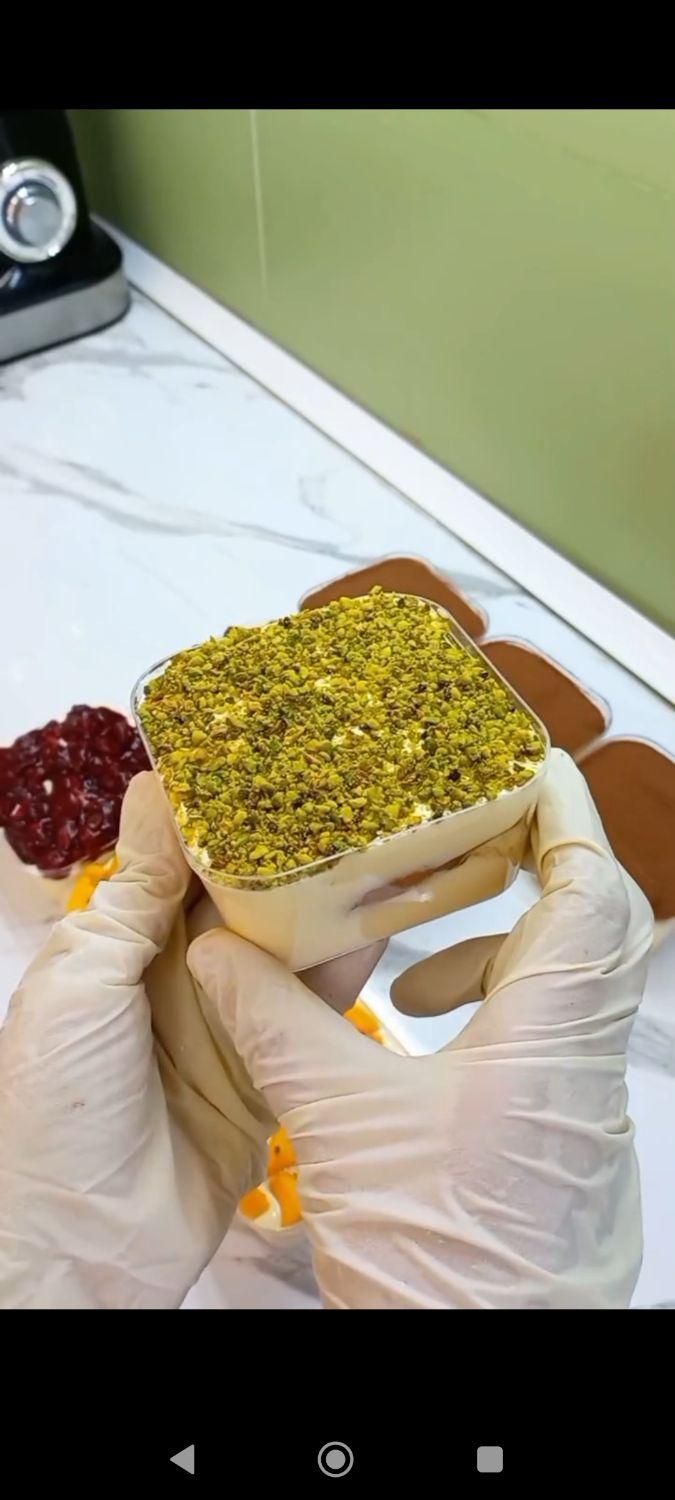 کیک لیوانی کافی شاپی/ نوتلا/ تیرامیسو پسته شکلاتی|خدمات پذیرایی، مراسم|سنندج, |دیوار