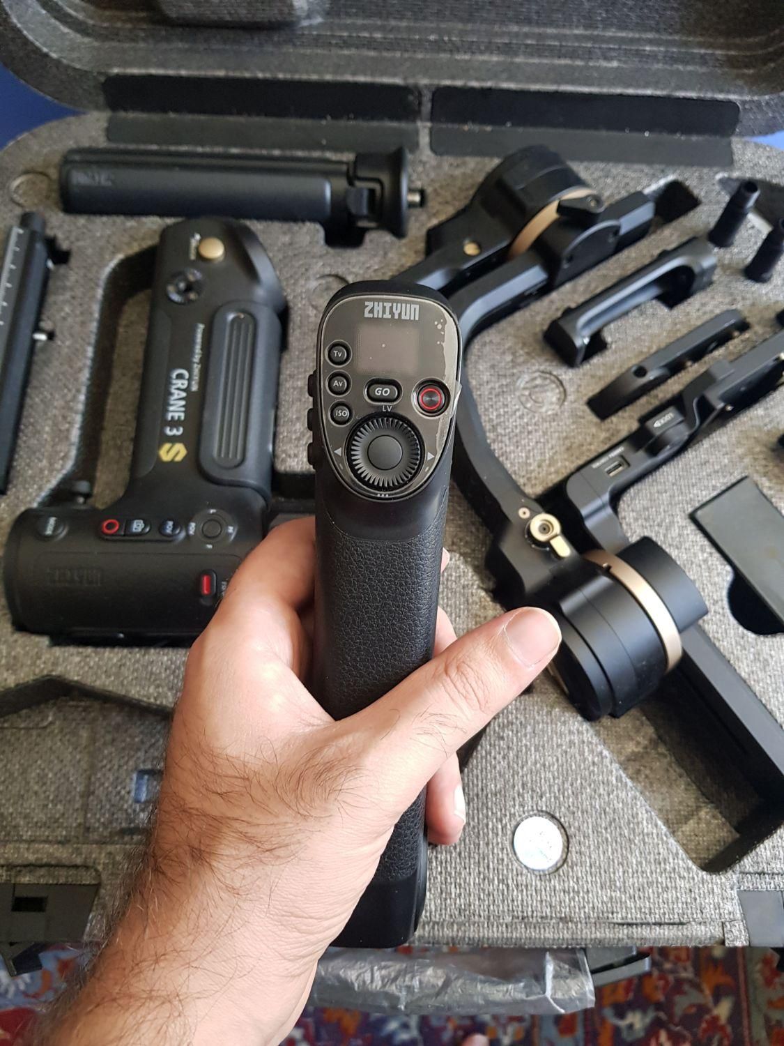 گیمبال حرفه‌ای Zhiyun Crane 3S ژیون کرین 3S|دوربین عکاسی و فیلم‌برداری|تهران, بهارستان|دیوار