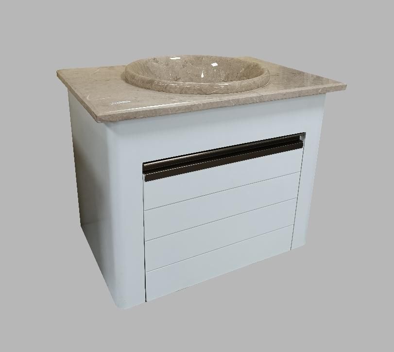 روشویی سنگی سفید 60×40 سیمکان توکار|لوازم سرویس بهداشتی|کرج, گلشهر|دیوار