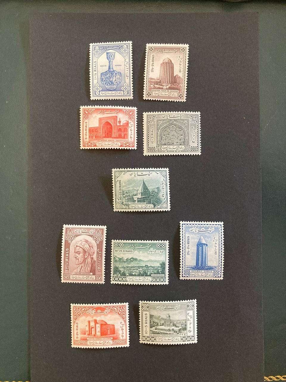 پنج سری کامل تمبر های ابو علی سینا 1328 تا 1333|کلکسیون سکه، تمبر، اسکناس|تهران, محمودیه|دیوار