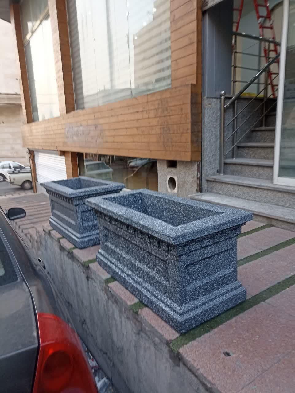 گلدان فلاور باکس بتنی سنگین مستطیل آلاچیق|مصالح و تجهیزات ساختمان|تهران, چیتگر شمالی|دیوار