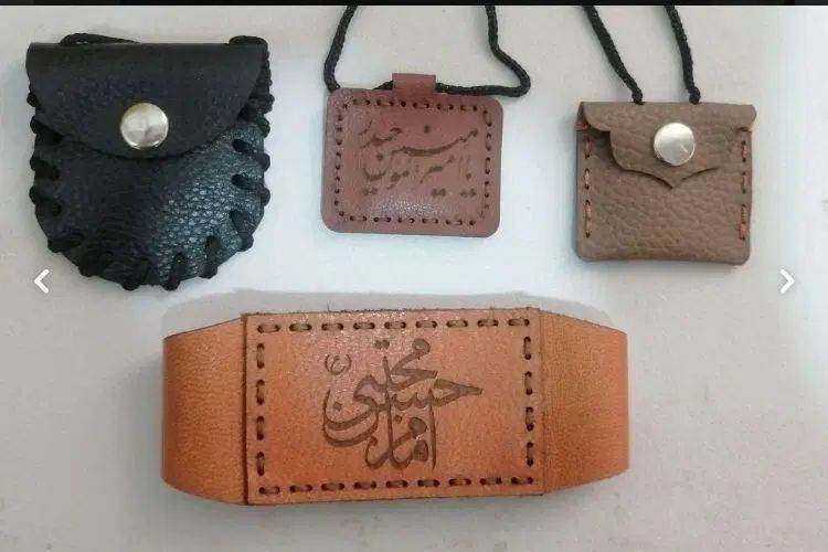 گردنبند چرمی ، گردن آویز چرمی ، بازوبند چرمی|بدلیجات|مشهد, طلاب|دیوار