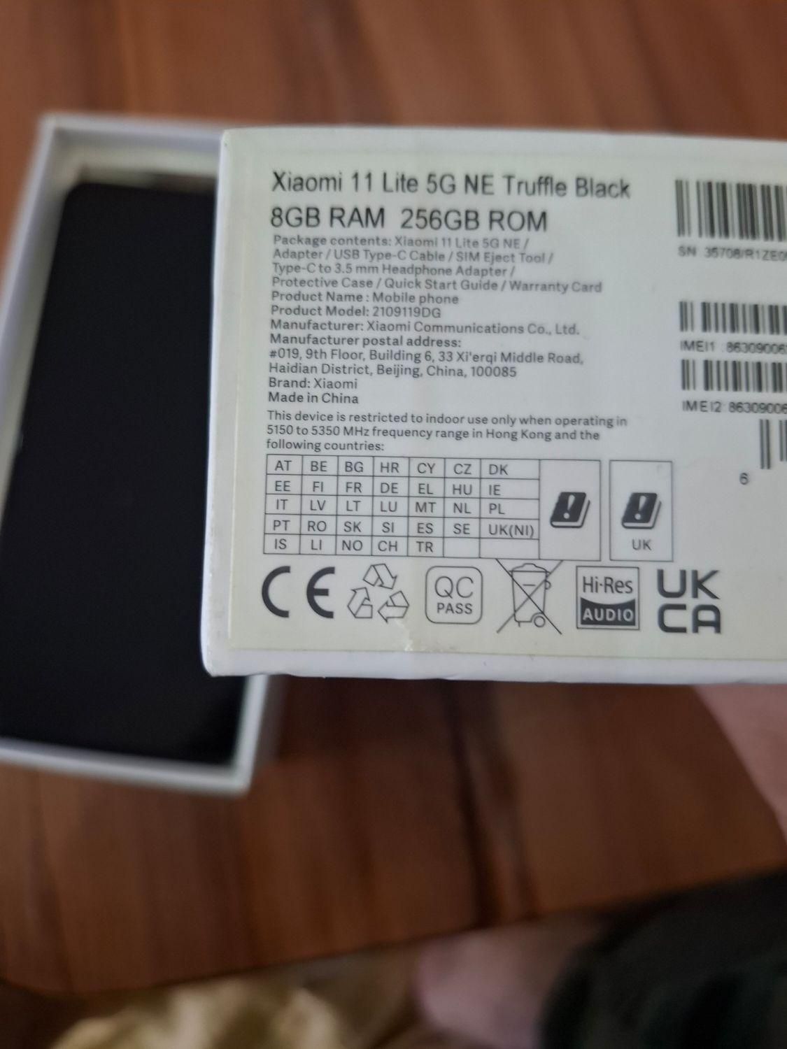 شیائومی 11 Lite 5G NE با حافظهٔ ۲۵۶ گیگابایت|موبایل|تهران, آشتیانی|دیوار