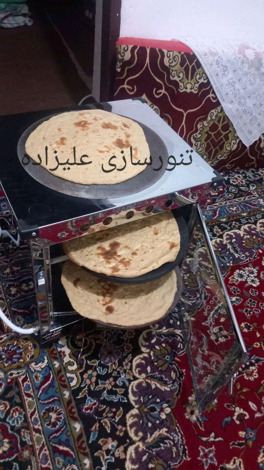 تنورگازی 2 سنگ چدنی با سقف لواش پز دار|اجاق گاز و لوازم برقی پخت‌وپز|کرج, حصارک|دیوار