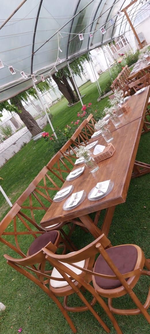 اجاره صندلی و میز چوبی. کرج و حومه کردان و سهیلیه|خدمات پذیرایی، مراسم|کرج, گوهردشت|دیوار