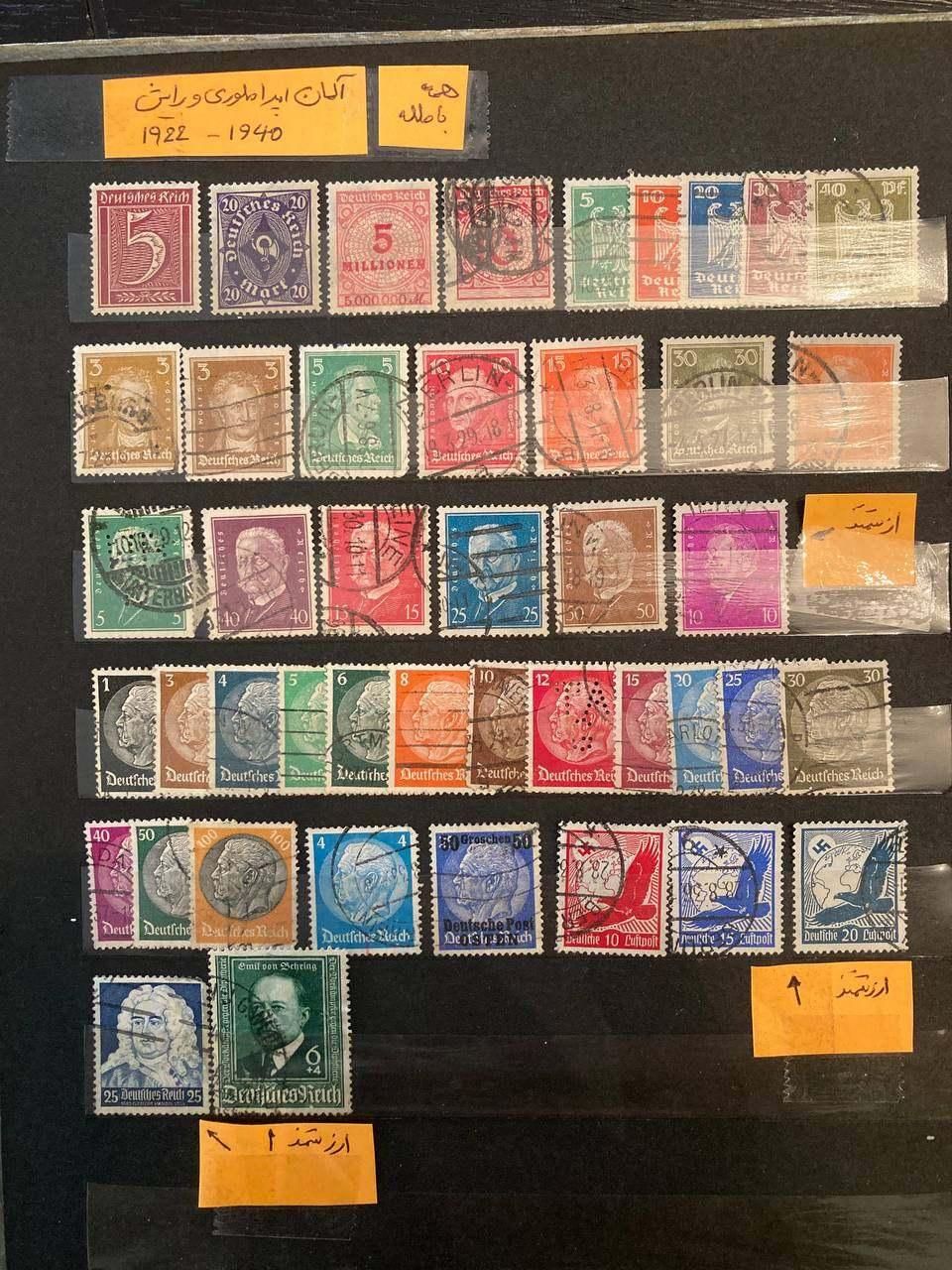 بیش از 150 عدد تمبر های ارزشمند قدیمی آلمان|کلکسیون سکه، تمبر، اسکناس|تهران, محمودیه|دیوار