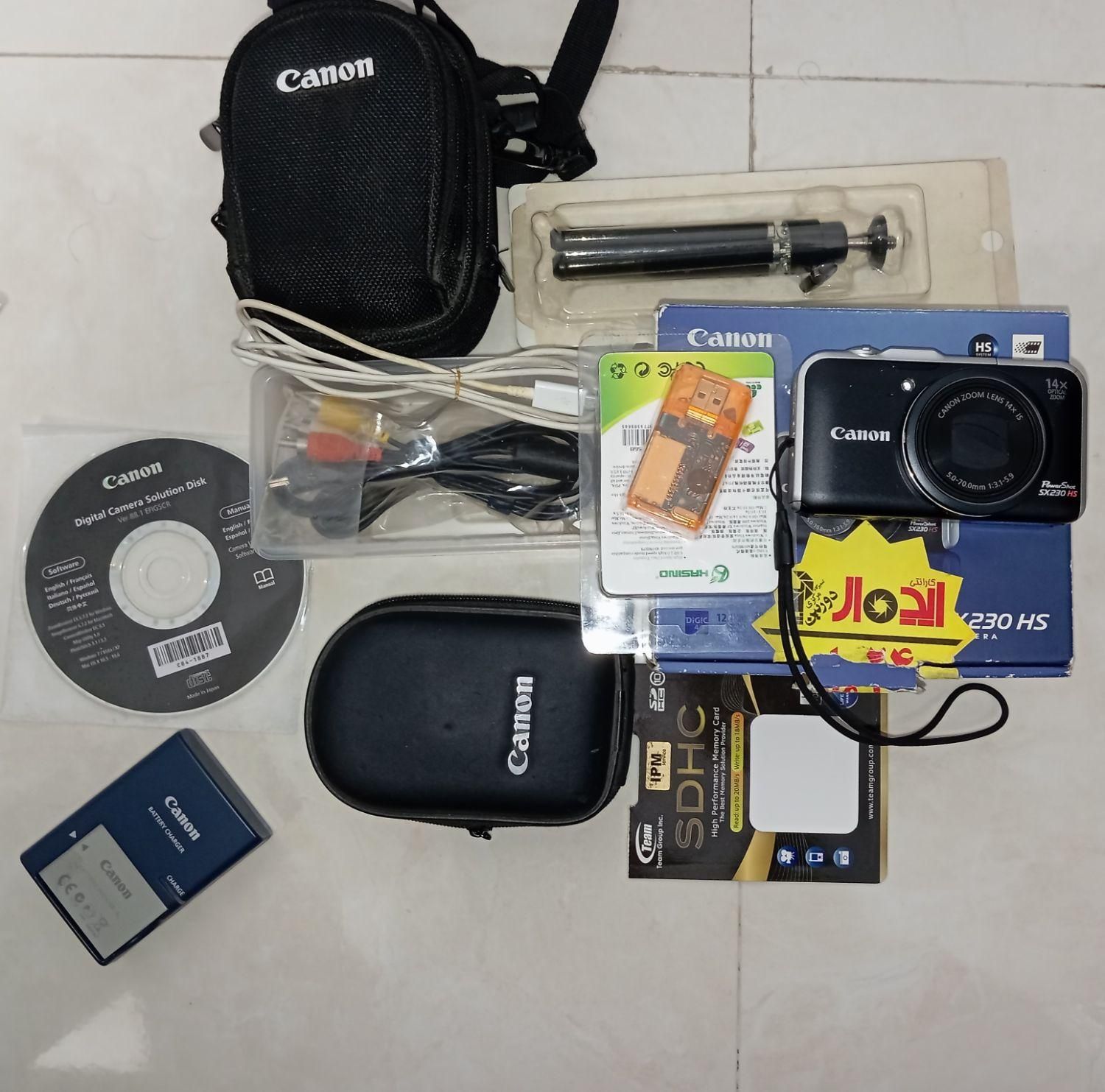 دوربین کانن عکاسی وفیلم ژاپنی SX230hs نو|دوربین عکاسی و فیلم‌برداری|اصفهان, کوی ولی عصر|دیوار