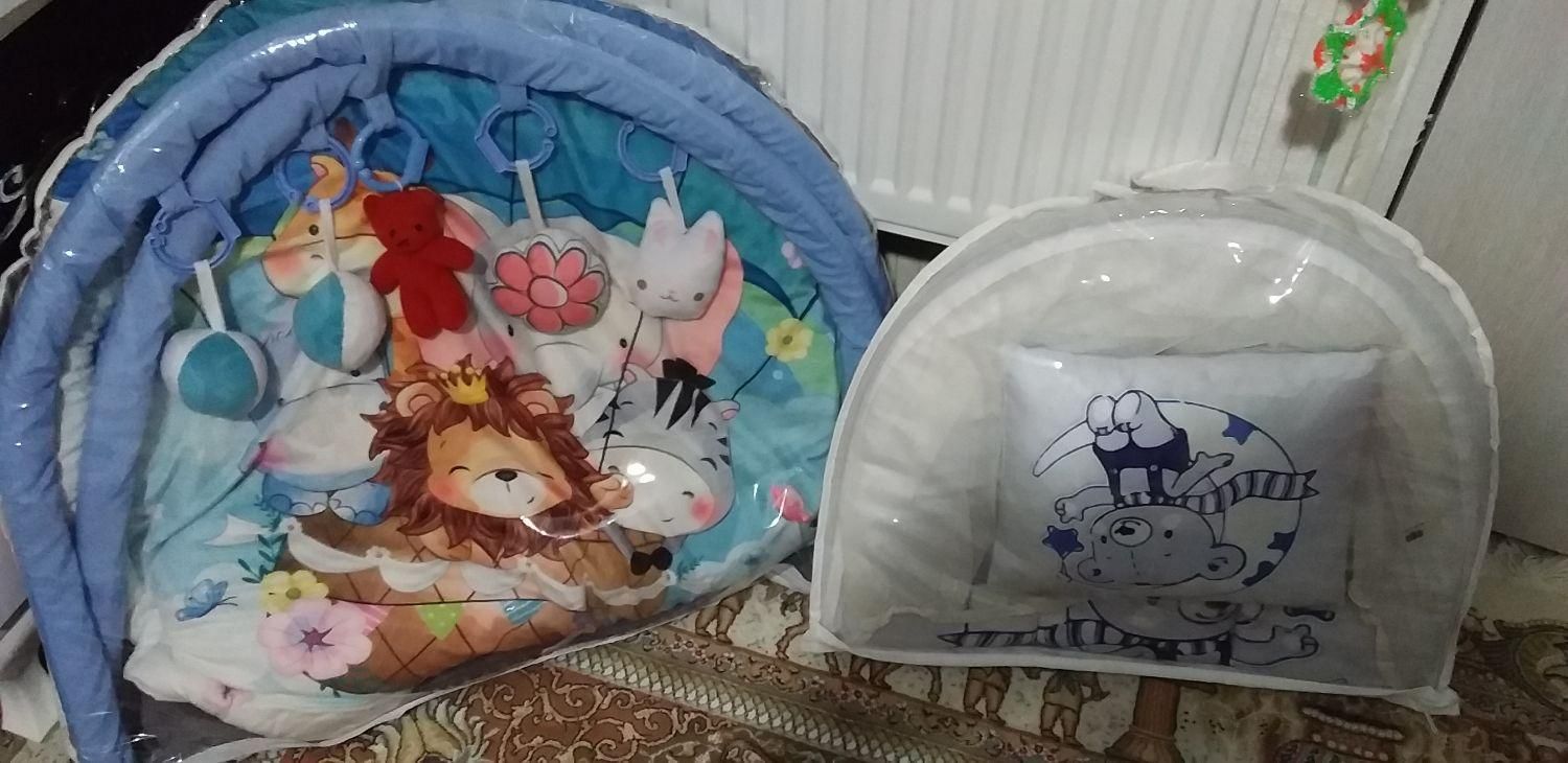 تشک بازی و پشه بند نوزاد|اسباب و اثاث بچه|شیراز, فضل‌آباد|دیوار