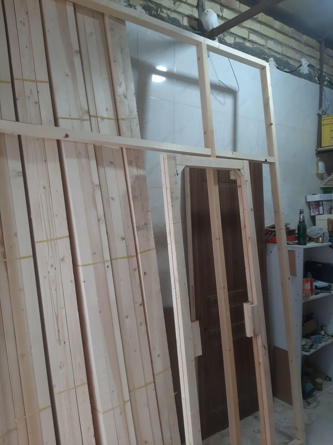 ساخت درب چوبی و کمد دیواری ام‌دی‌اف|خدمات پیشه و مهارت|اراک, |دیوار