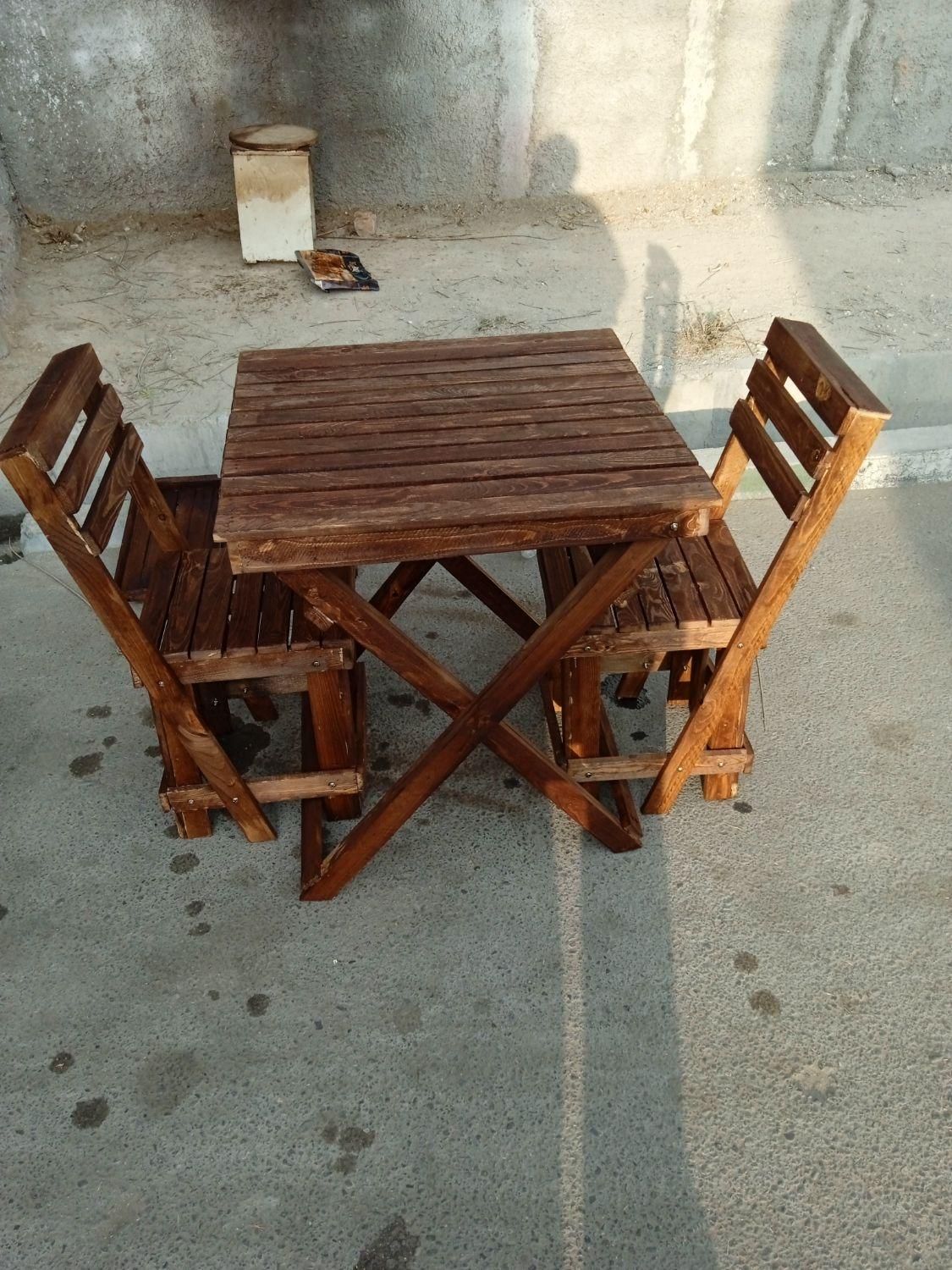 میز وصندلی چوب روس سنتی|میز و صندلی غذاخوری|پرند, فاز ۲|دیوار