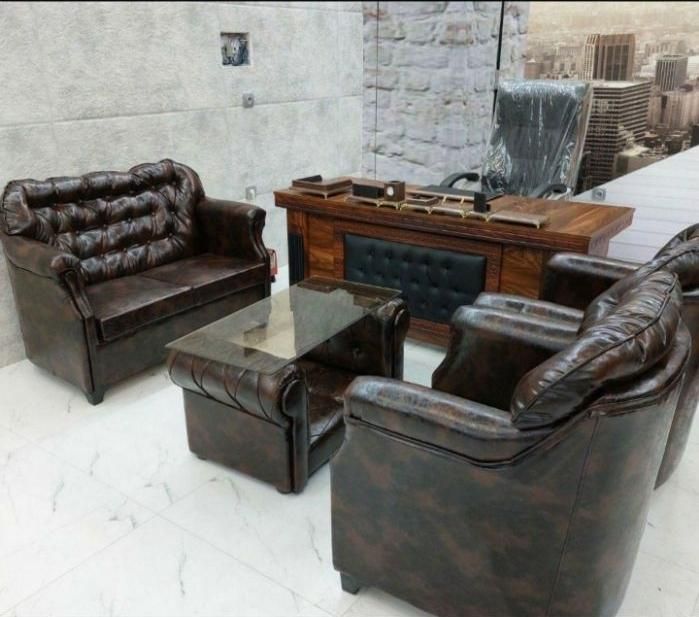 طراحی تولید مبلمان اداری،میز صندلی چرخدار کانتر|دفتر کار|کرمانشاه, |دیوار