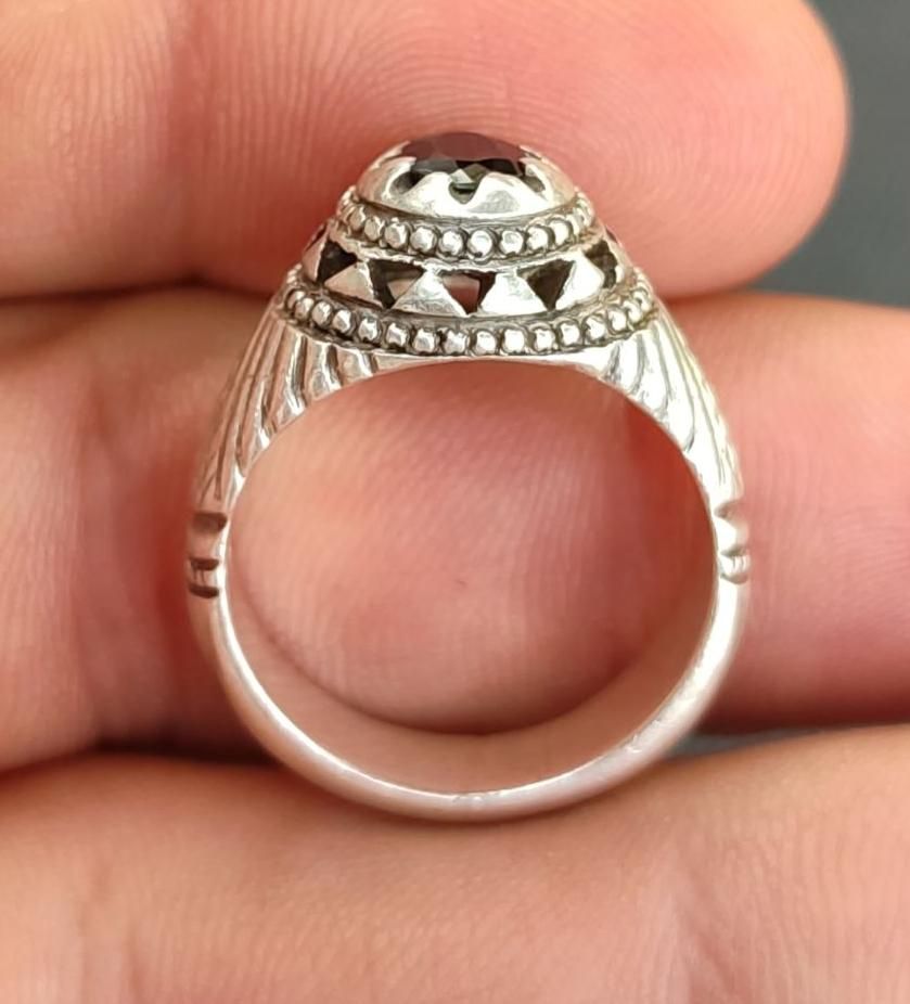 انگشتر نقره دست ساز یاقوت کبود مجتبی شیرازی|بدلیجات|تهران, نیروی هوایی (پیروزی)|دیوار