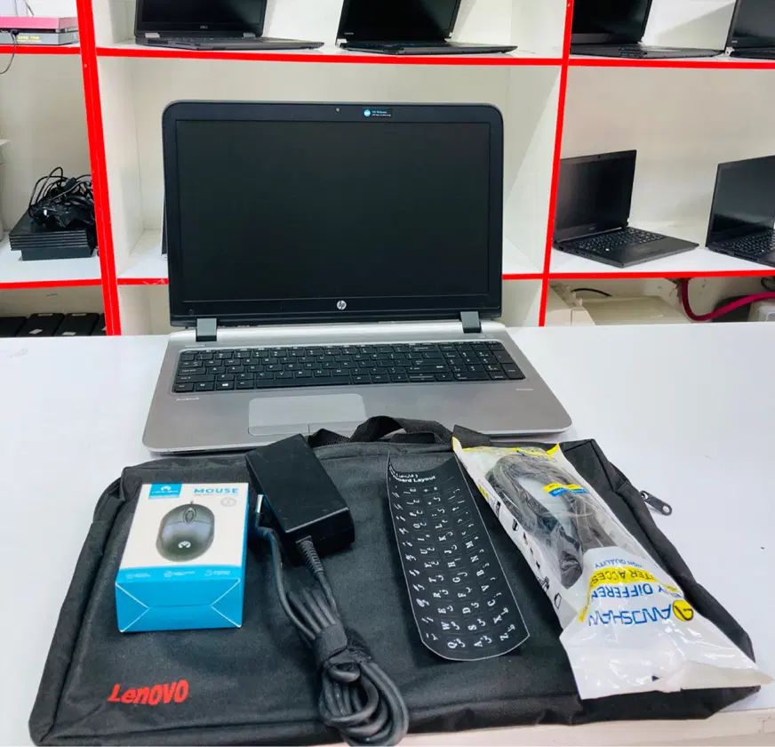لپتاپ اچ پی amd نسل ۶ رم ۸ (استوک اروپایی)|رایانه همراه|شهرکرد, |دیوار