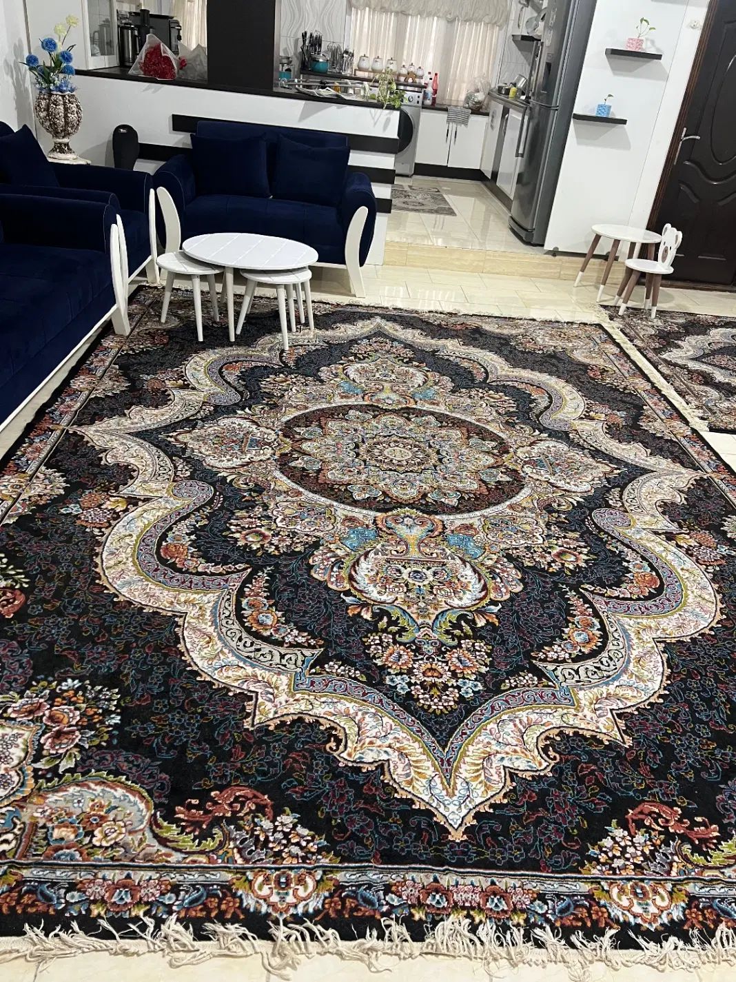 مبل و جلو مبلی،فرش ۱۲ متری ،آیینه کنسول،ساعت قدی|مبلمان خانگی و میز عسلی|گرگان, |دیوار