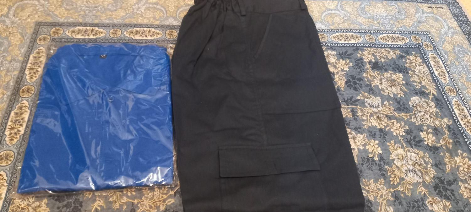 لباس کار و دستکش کار (نو)|لباس|اشتهارد, |دیوار