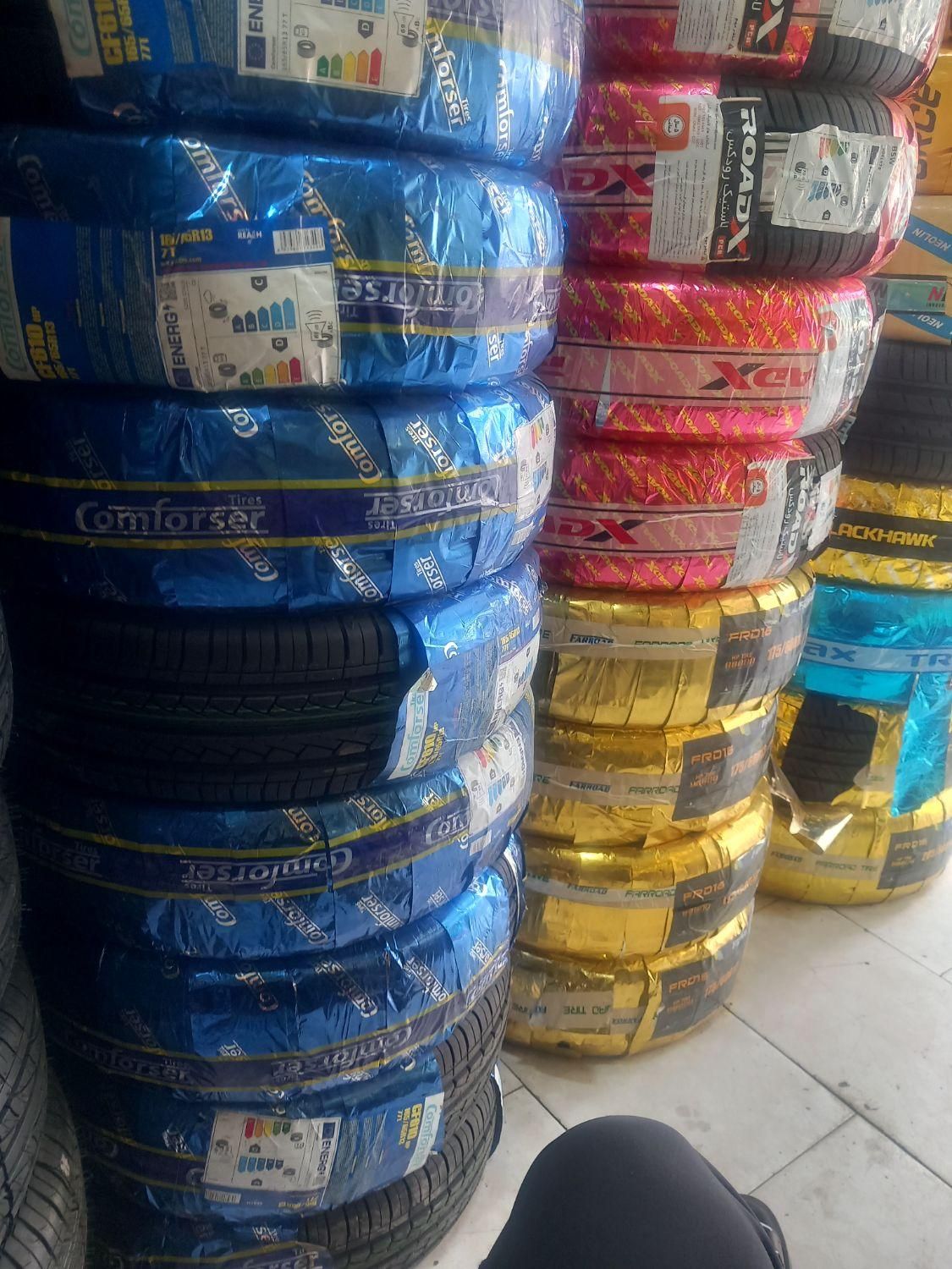 لاستیک سواری ایرانی خارجی چک|قطعات یدکی و لوازم جانبی|مشهد, هفده شهریور|دیوار