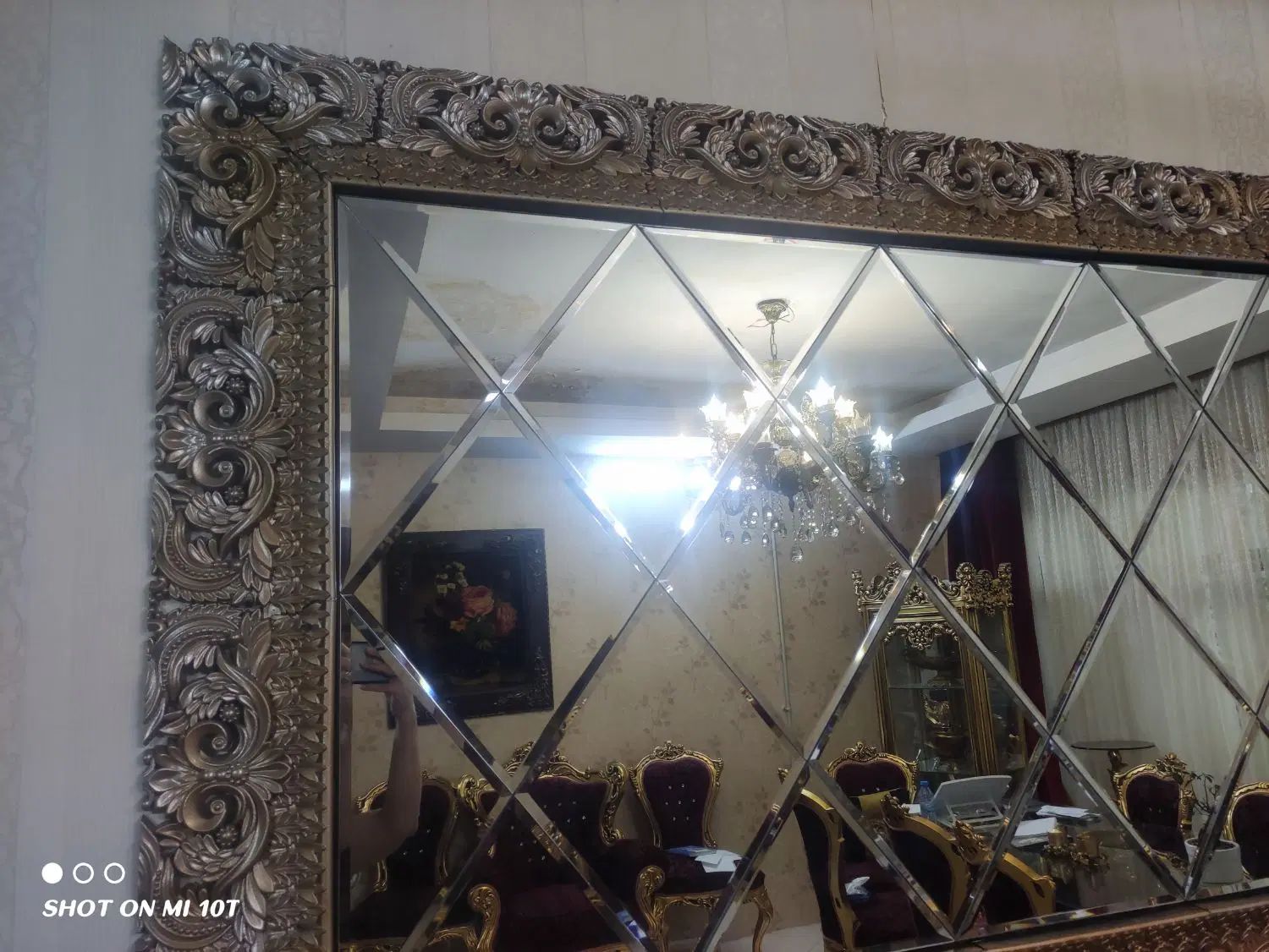 آیینه وقاب آینه مناسب باغ و جهیزیه منزل|آینه|مشهد, کوه سنگی|دیوار