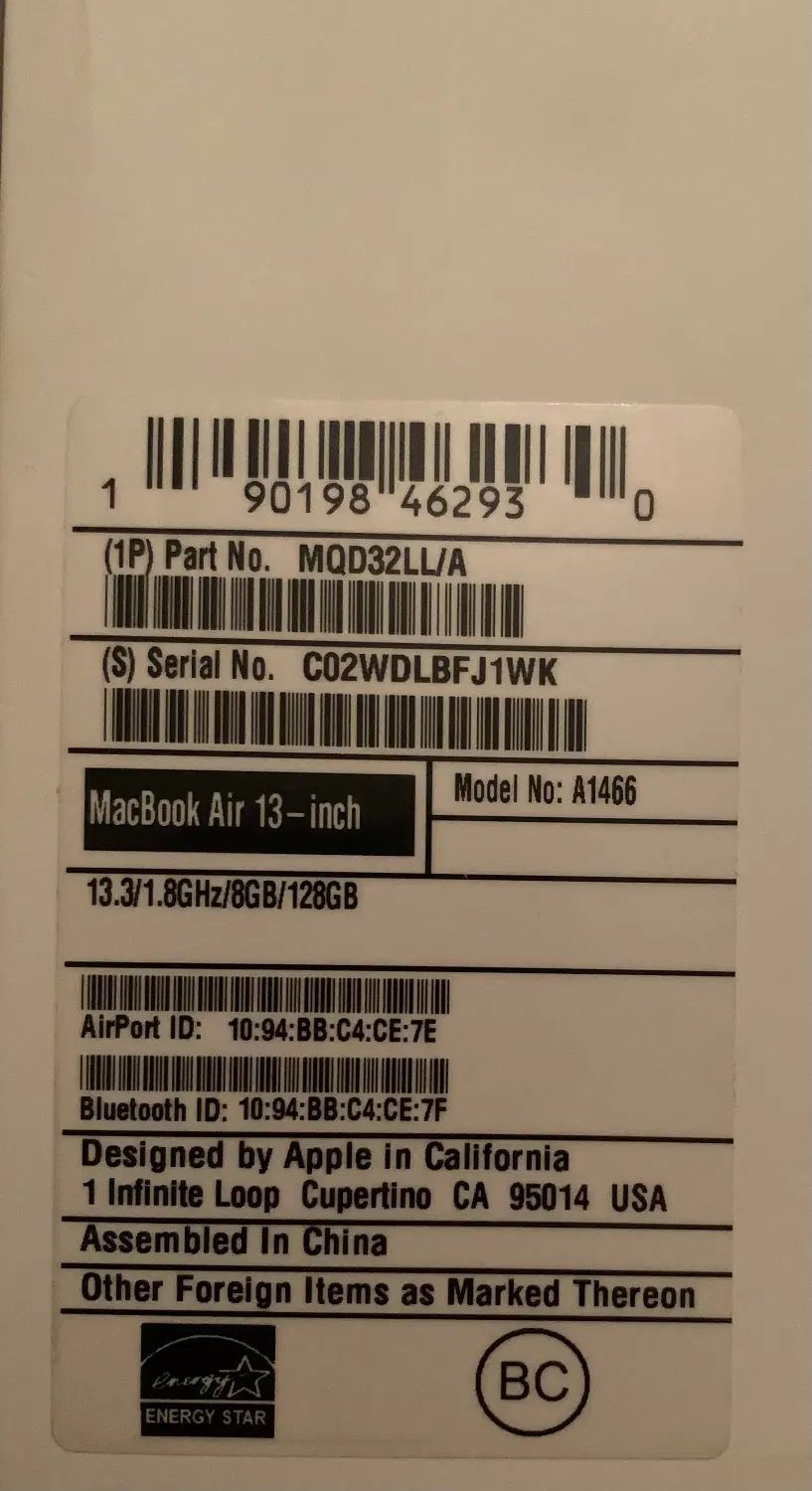 MacBook Air 13 inch آکبند|رایانه همراه|تهران, سعادت‌آباد|دیوار